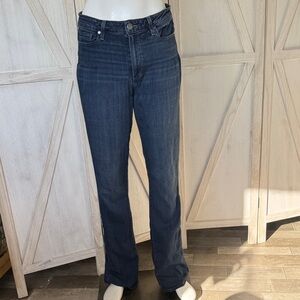 PAIGE Dark Blue high rise Straight Leg Women's Jeans size 30